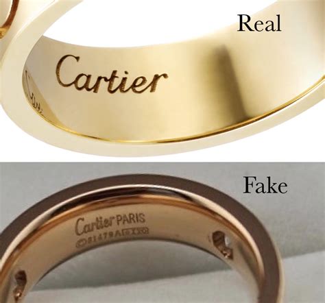 cartier love ring real or fake